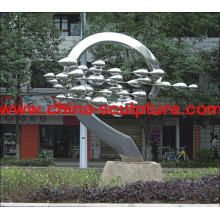 Modern Abstract Arts SS Sculpture for garden decoration